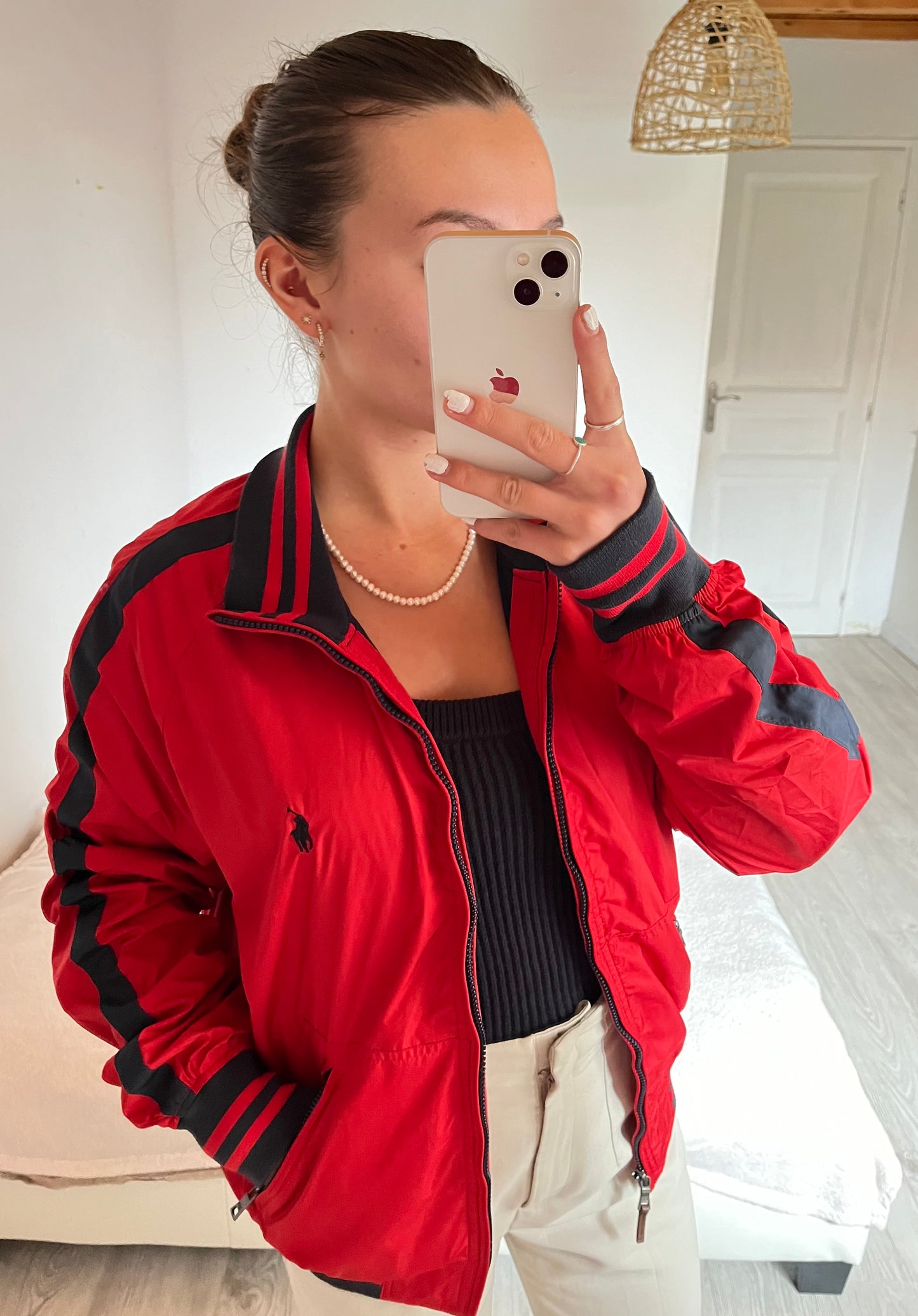 Veste bomber rouge - M homme / L femme