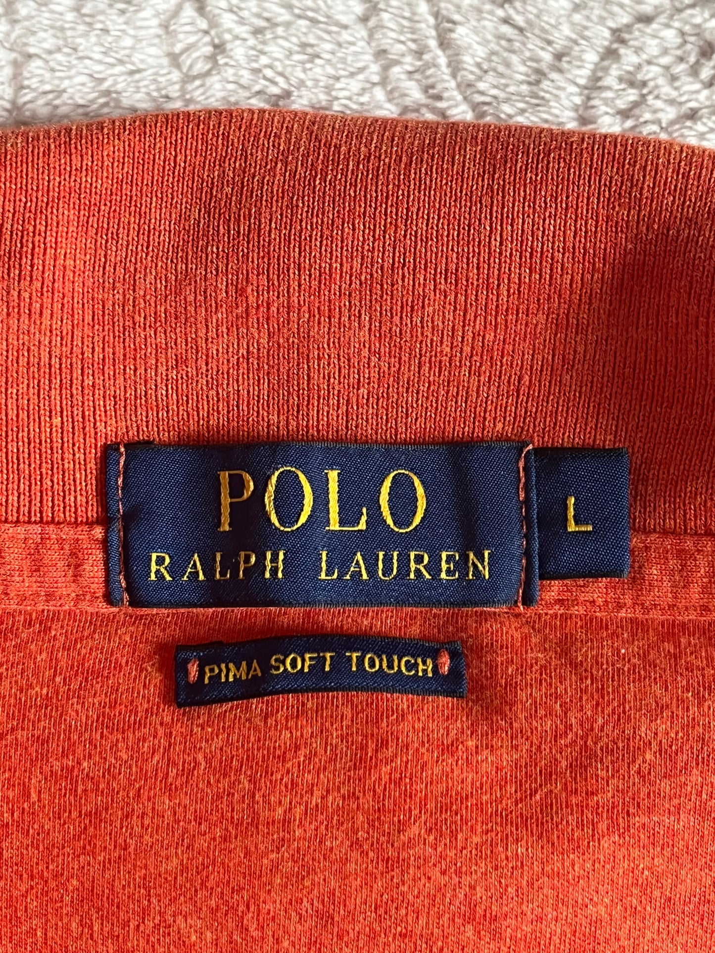 Polo orange - L