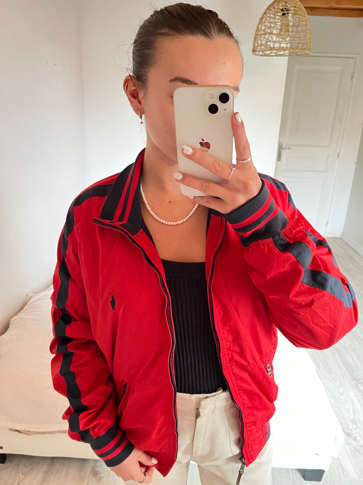 Veste bomber rouge - M homme / L femme