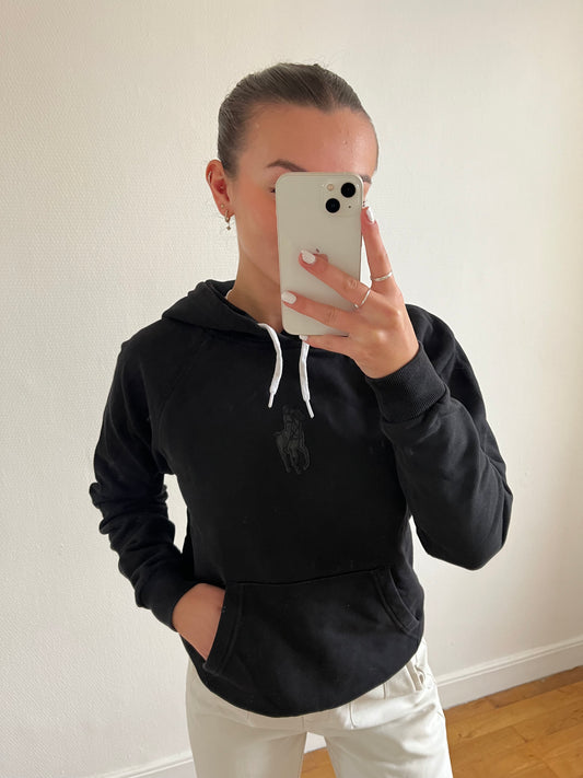 Sweat à capuche noir - S